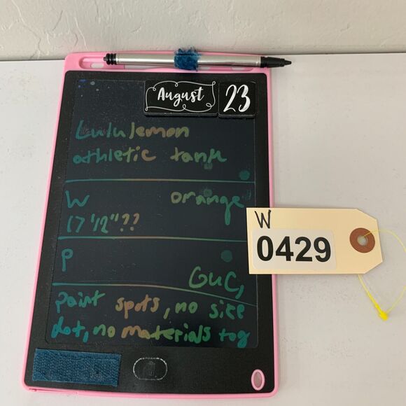 Lululemon All Yours Tank Top Womens 6 Orange Oversized Low Cut Sleeveless *READ - Picture 9 of 11